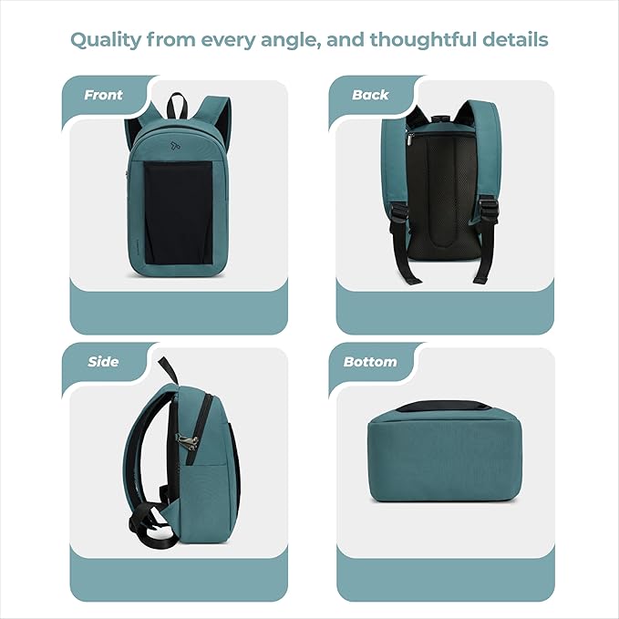 Travelon Anti-Theft The Voyages Small Backpack with XL Water Bottle Pocket