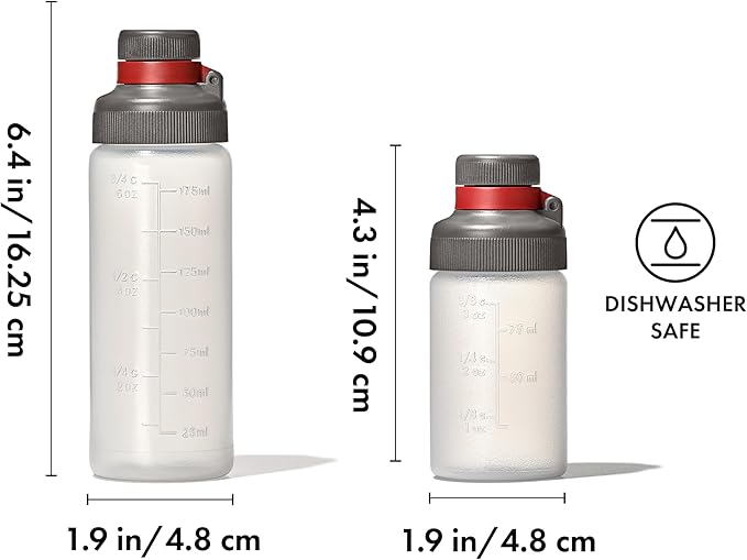 OXO Outdoor 7-Piece Spice Shaker & Squeeze Bottle Set | 7-Piece, Set