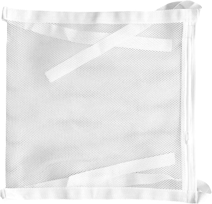 Shoe Drying Bag, Reusable Sneaker Drying Mesh Bags, Laundry Bag for Dryings Shoes, with Zipper Strap for Washing Machine, Shoes, Clothing, for Most Dryers Door(COLOR:white)