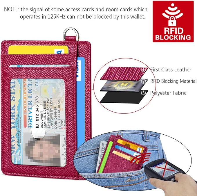 FurArt Slim Minimalist Wallet, Front Pocket Wallets, RFID Blocking, Credit Card Holder for Men