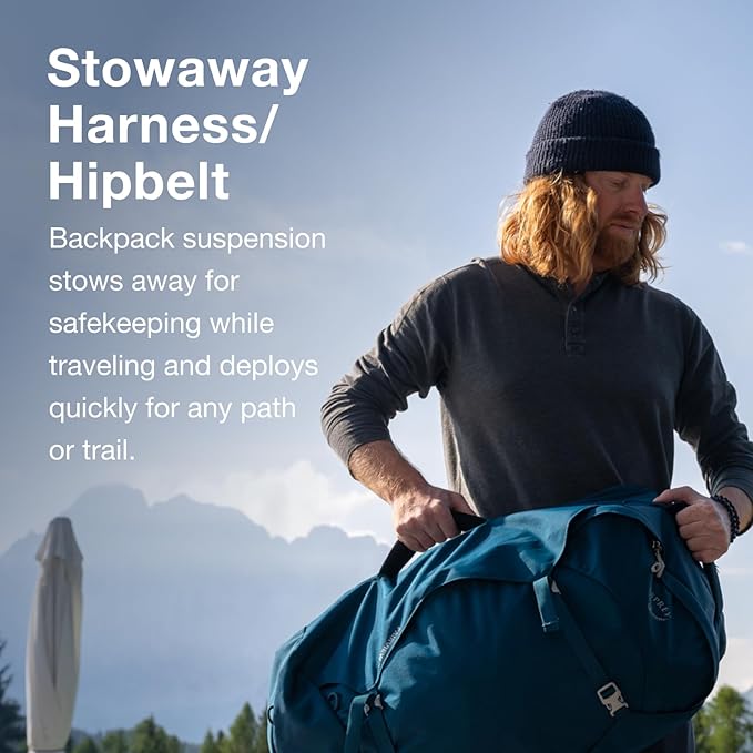 Osprey Farpoint 40L Men's Travel Backpack, Muted Space Blue
