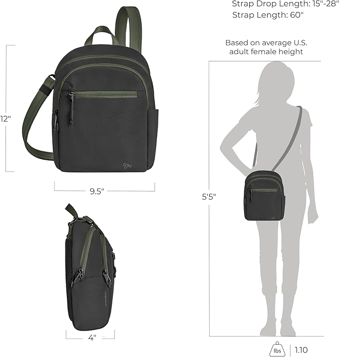 Travelon Unisex Adult Travelon Anti-theft the Voyages Tour Bag