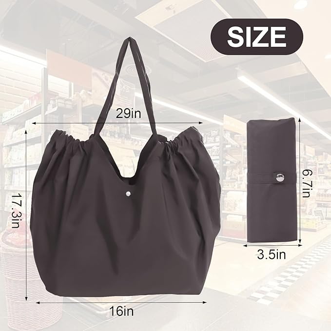 Reusable Grocery Bags,Reusable Shopping Bags,Folding Bags Totes,Stretchable and shrinkable shopping bag for Groceries