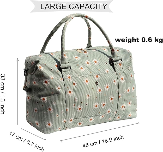ESVAN Travel Tote Duffel Gym Bag,Weekender Overnight Carry-on Tote Crossbody Bag with Wet Pocket and Trolley Sleeve Upgraded