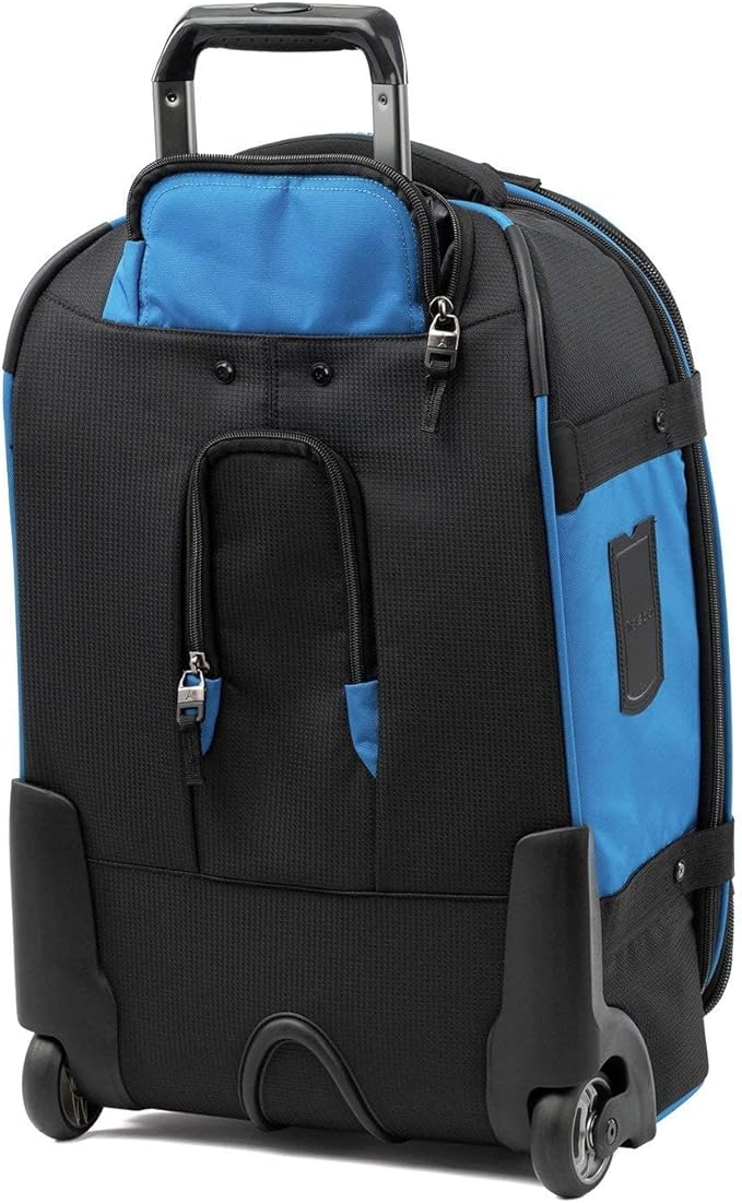Travelpro Unisex-Adult Bold Softside Expandable Rollaboard Upright Luggage (Blue/Black, 2-Piece Set (22/28))