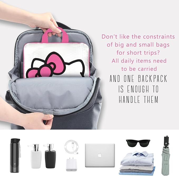6 Set Kids Packing Cubes for Travel Carry On, Space Saving Compression Bags for Packing In Suitcase, Cute Pink Packing Organizers for Luggage Storage Girls Gift Trip and Family Vacation