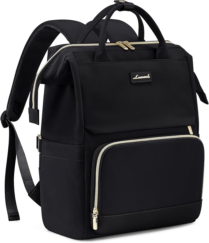 LOVEVOOK Laptop Backpack for Women with Giant Tumbler Holder Pocket, 18 inch Travel Work Bag Purse for Nurse Teacher, Waterproof Casual Daypack Bookbag for College Business