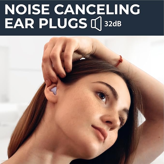Peace&Quiet | PQ 100 Wax Ear Plugs for Sleeping - Silicone Wax Earplugs for Sleeping and Swimming, Gel Ear Plugs for Noise Cancelling, Sleeping Earplugs, Sound Blocking 32 Db (100 Pillows), White