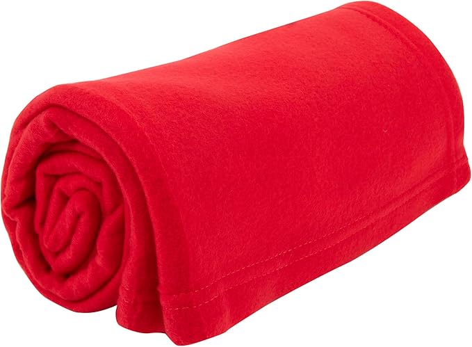 50x60 Throw Blankets, Ultra Soft Hypoallergenic Fleece Fall Throw Blanket for Livingroom, Couch, Chair, Bed, Red, Valentine's Day Throw