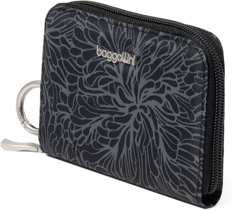 Baggallini Deluxe Card Case - Lightweight 5.5"x3.3" RFID Protected Womens Wallet Card Holder