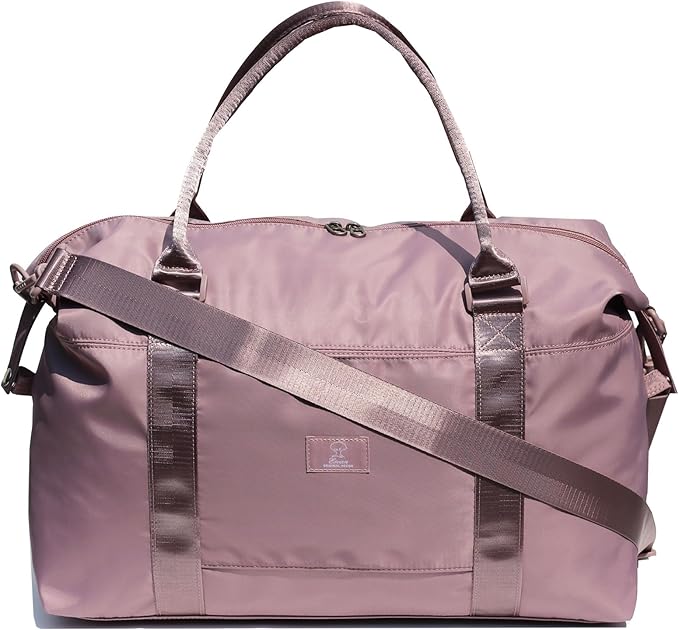 ESVAN Travel Tote Duffel Gym Bag,Weekender Overnight Carry-on Tote Crossbody Bag with Wet Pocket and Trolley Sleeve Upgraded