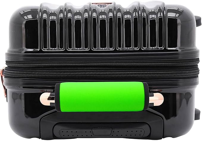 Luggage Handle Wrap-Neoprene Luggage identifiers for Suitcases Unique Bright Luggage Tags/Spotter/Markers/Handle Cover Travel Accessories (Bright Green)
