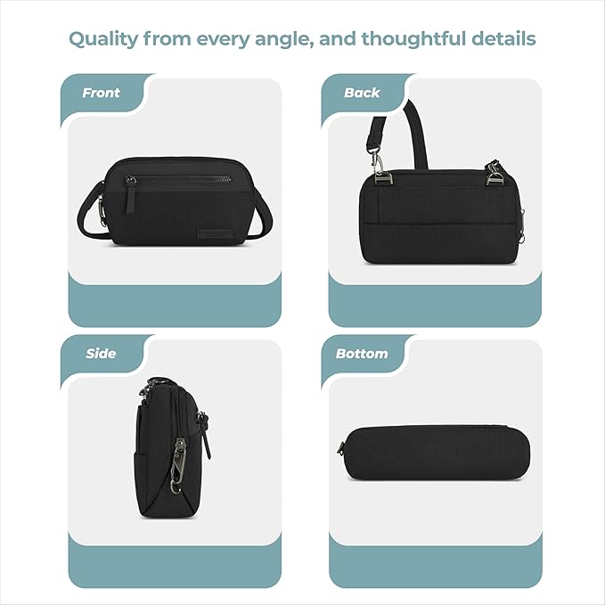 Travelon Anti-Theft Metro Convertible Small Crossbody Bag