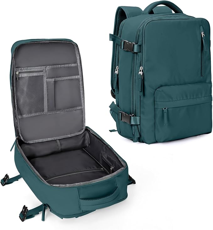 WONHOX Large Travel Backpack Carry on Flight Approved Laptop Work Business Backpack for Women Men Mochila de Viaje