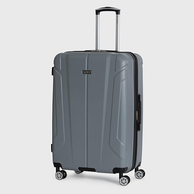 Ben Sherman Derby Spinner Travel Upright Luggage, Graphite, 28-Inch Checked