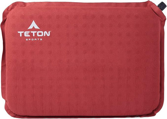 Teton Camping Seat Cushion; Stadium Seat; Office Chair; Car Pad; Inflatable, Redwood