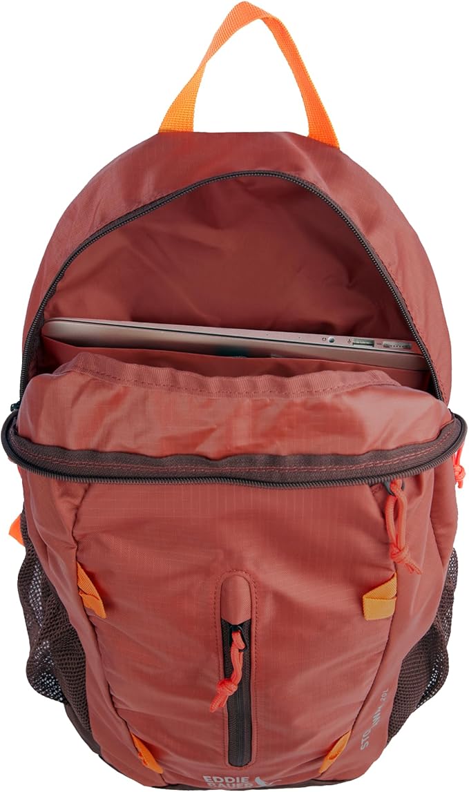 Eddie Bauer Stowaway Packable Backpack | Travel | Outdoor | Lightweight | Foldable | Durable | Ripstop Polyester | 20L - Maroon