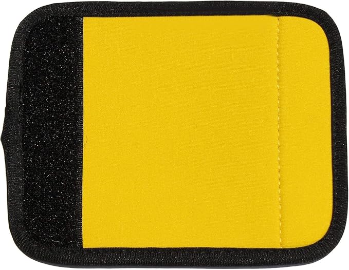 Neoprene Luggage Handle Wraps for Traveling Bright Color Luggage Tags|Handle Wraps|Handle Covers (Gold)