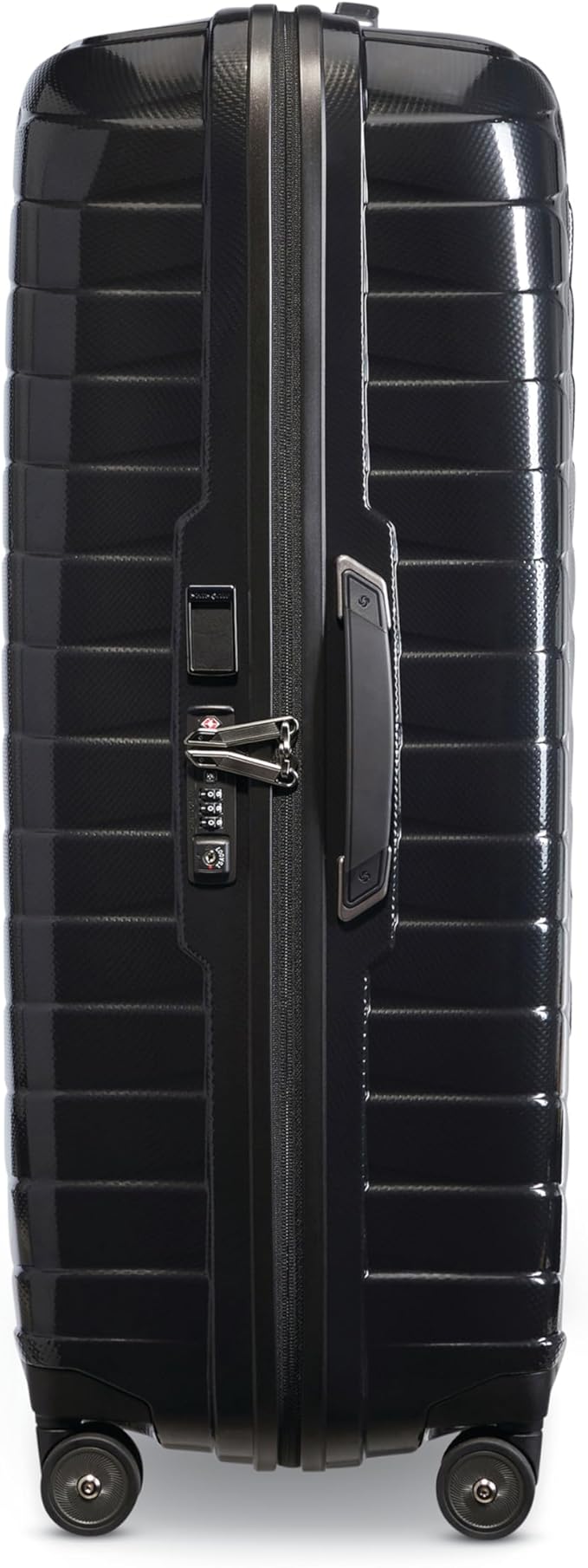 Samsonite Proxis X-Large Hardside Luggage with Dual Spinner Wheels - Innovative Roxkin™ Lightweight Shell With Ultimate Durability- Includes TSA Lock, Ergonomic Telescoping Handle - Black