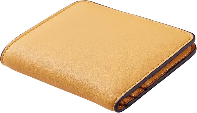 Toughergun Women’s Small Slim Leather Wallet with RFID Protection, Compact Bifold Mini Purse with Clear ID Window