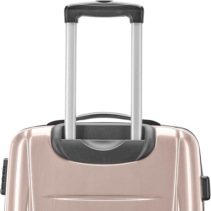 Samsonite Winfield 2 Hardside Expandable Luggage with Spinner Wheels, Artic Pink, Checked-Medium 24-Inch