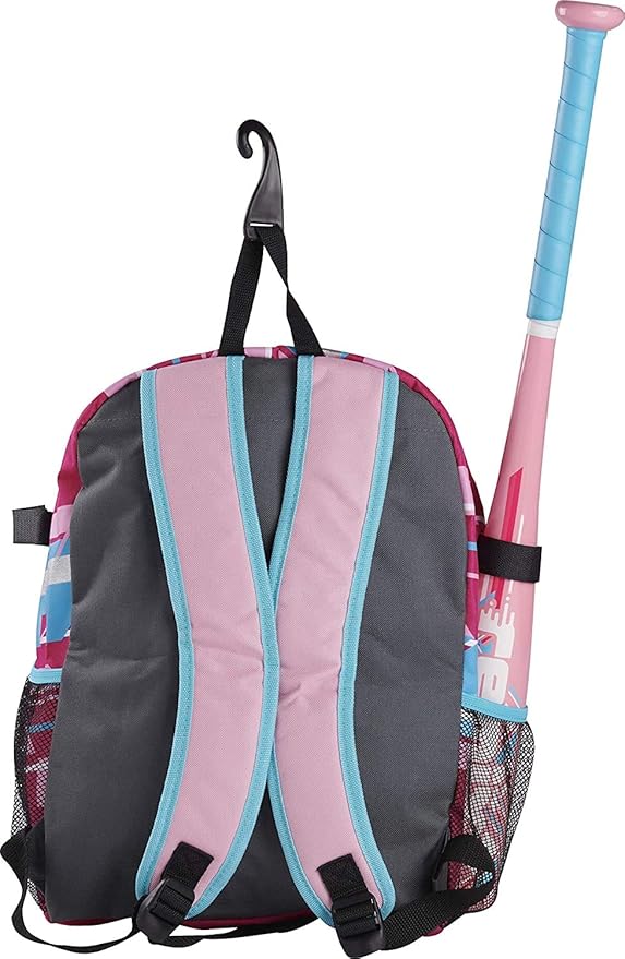 Rawlings | REMIX Backpack Equipment Bag | T-Ball & Youth Baseball / Softball | Pink