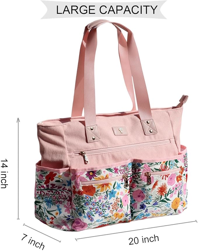 Weekender Bag Carry On Bag Overnight Tote Travel Duffle with 13 Pockets for Travel,Work，Gym,Beach,Teacher,Nurse