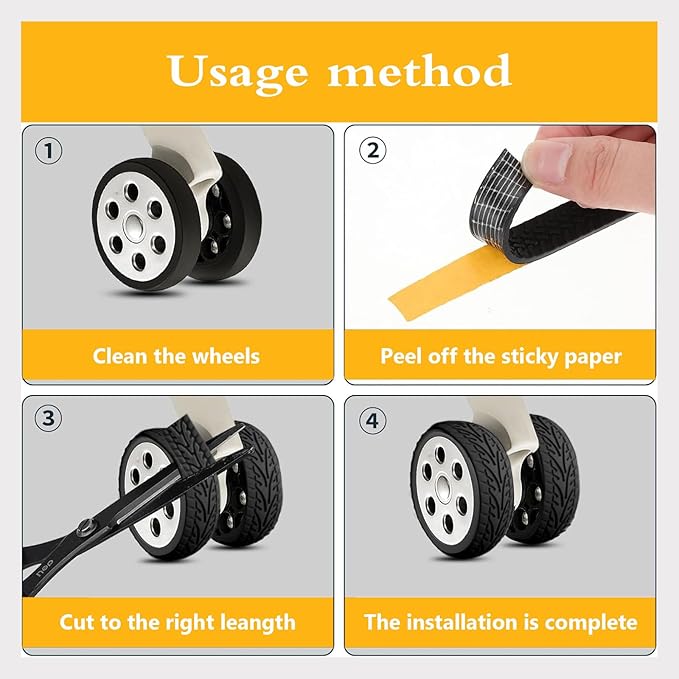 8pcs Luggage Wheels Covers, Suitcase Wheel Covers, Luggage Wheel Protector, Waterproof, Noise Reducing Protectors for Carry-Ons, Universal Fit, Essential Travel Accessories, Grey P X