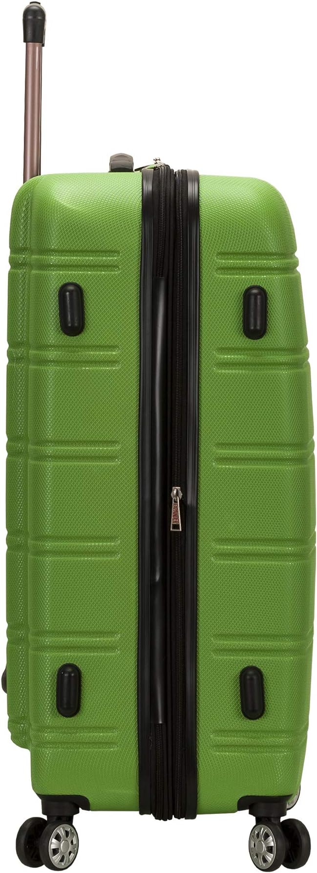 Rockland Melbourne Hardside Expandable Spinner Wheel Luggage, Green, 3-Piece Set (20/24/28)