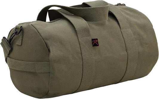 Rothco Heavy-Duty Canvas Shoulder Duffle Bag - Rugged Travel Gym Gear Equipment Bag