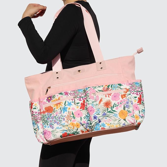 Weekender Bag Carry On Bag Overnight Tote Travel Duffle with 13 Pockets for Travel,Work，Gym,Beach,Teacher,Nurse