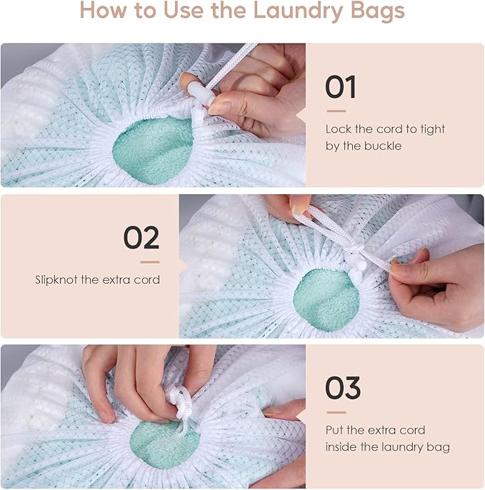 Meowoo Large Mesh Laundry Bag, 24×36inch Heavy Duty Mesh Laundry Bags Drawstring Lockable, Laundry Hamper Liner, Machine Washable, for Travel,Storage, Sports Factories, Dorms, White 1pcs
