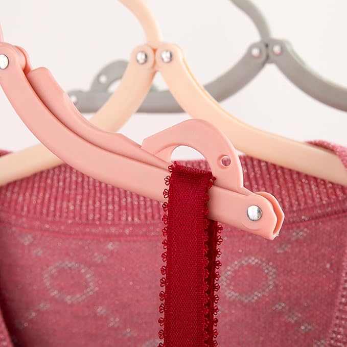10Pcs Travel Hangers for Cruise Foldable Hangers - Portable Folding Clothes Hangers Travel Accessories Foldable Clothes Drying Rack Cruise Essentials
