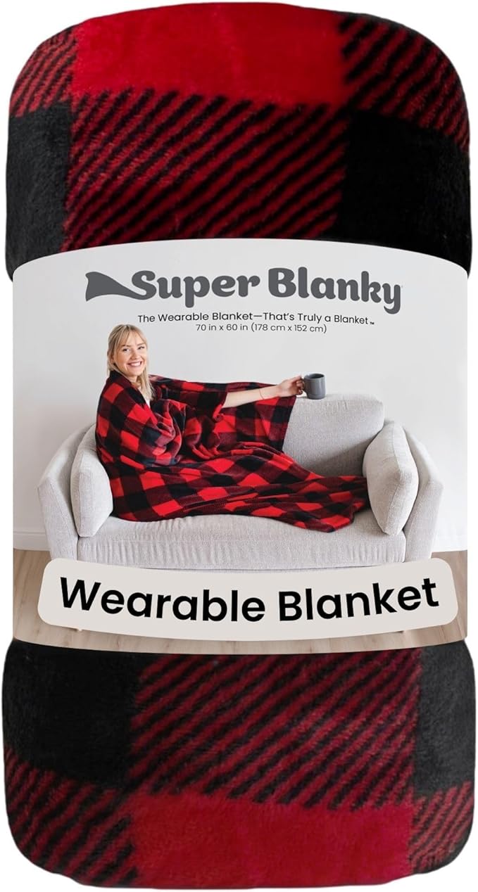 Wearable Blankets for Women, Adult Wearable Blanket Men, Mother's Day Gifts for Her, Wife Birthday Gift Ideas