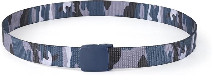 Mile High Life Nylon Web Belt Outdoor Military Belt With TSA Safe Plastic Buckle Belt