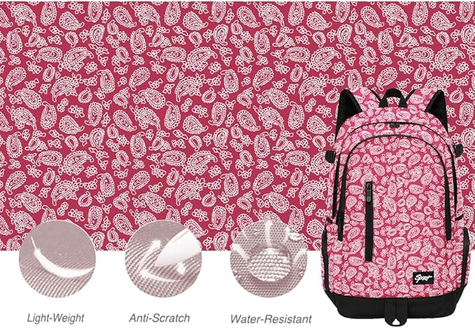 rickyh style School Backpack Travel Bag for Men & Women Lightweight College Back Pack with Laptop Compartmen