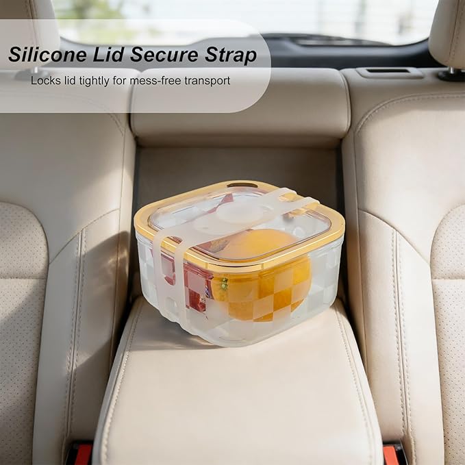 3-Pack Reusable Silicone Latch Strap, Secures Slow Cooker Lid, Pot, Bento Box, 21in Durable Elastic Self-Lock Tie for Organizing&Bundling Cords, Curtain, Yoga Mat (White&White&White)