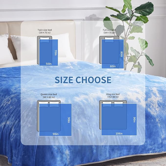 Guohaoi Cooling Throw Blanket for Hot Sleepers,Decortive Tie Dye,Arc-Chill Q-Max >0.5Cool Fiber,100% Oeko-Tex Certified,Lightweight Summer Cool Blanket for Ultra Cold Breathable,Keep Cool,50''x70''
