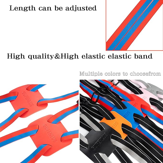 Bag Bungee, Luggage Straps Suitcase Adjustable Belt - Lightweight and Durable Travel Bag Accessories (Blue/Red 1pcs)