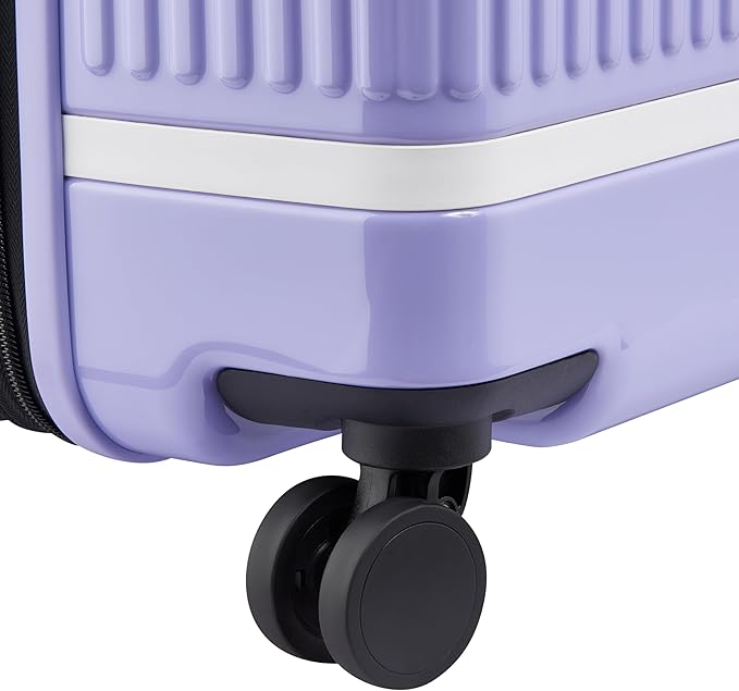 florence by mills Spin Me Away Hardside Expandable Luggage with Spinner Wheels, Lavender, 2 Piece Set (20/29)