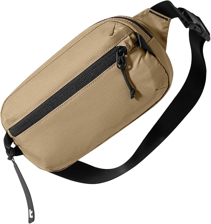 tomtoc 1.5L Sling Bag with RFID Blocking, Crossbody Bag Minimalist Chest Shoulder Pack for Men and Women, Water-resistant Lightweight Carry Casual Daypack for Travel, Daily Use