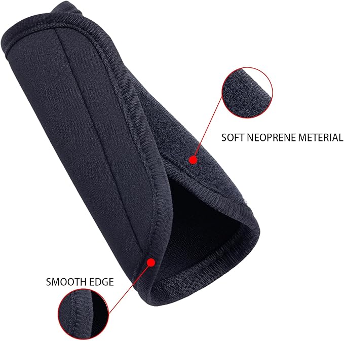 4pcs Luggage Handle Wraps For Suitcase - Soft Suitcase Handle Covers for Travel Accessories（Green, Bright Color for Suitcase Tags Identifiers ）
