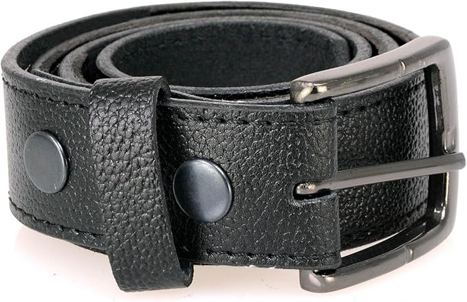 Milwaukee Leather MP7150 Men's Black Genuine Cowhide Leather Money Belt W/Secure Front Buckle for Motorcycle Rider