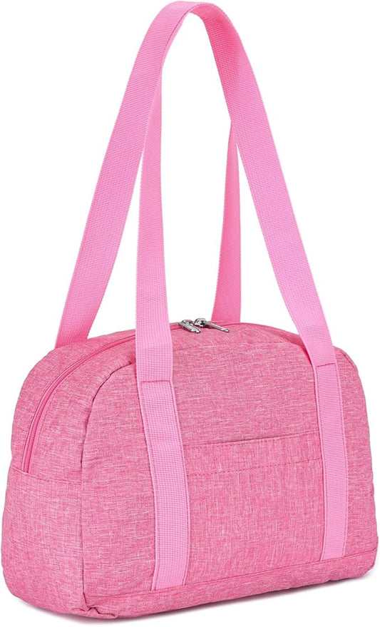 Mini Gym Bag for Women Girls, 12 inch Small Gym Tote, Lightweight Small Carry On Duffle Bag for Travel Sports