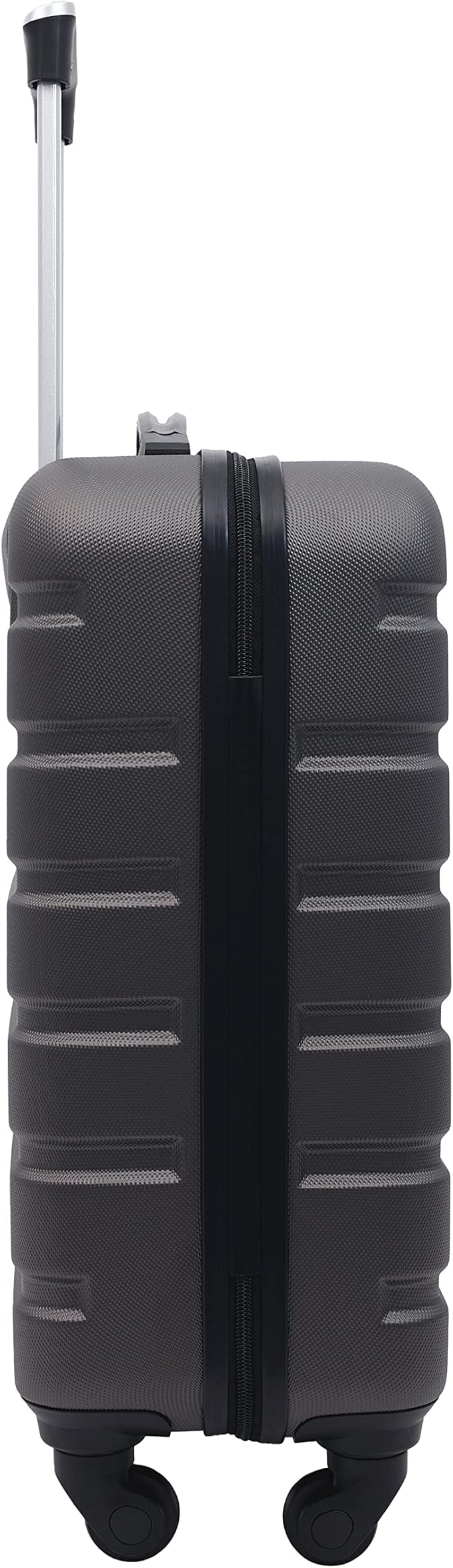 Wrangler 22" Hardside Spinner Carry-On Luggage, Charcoal