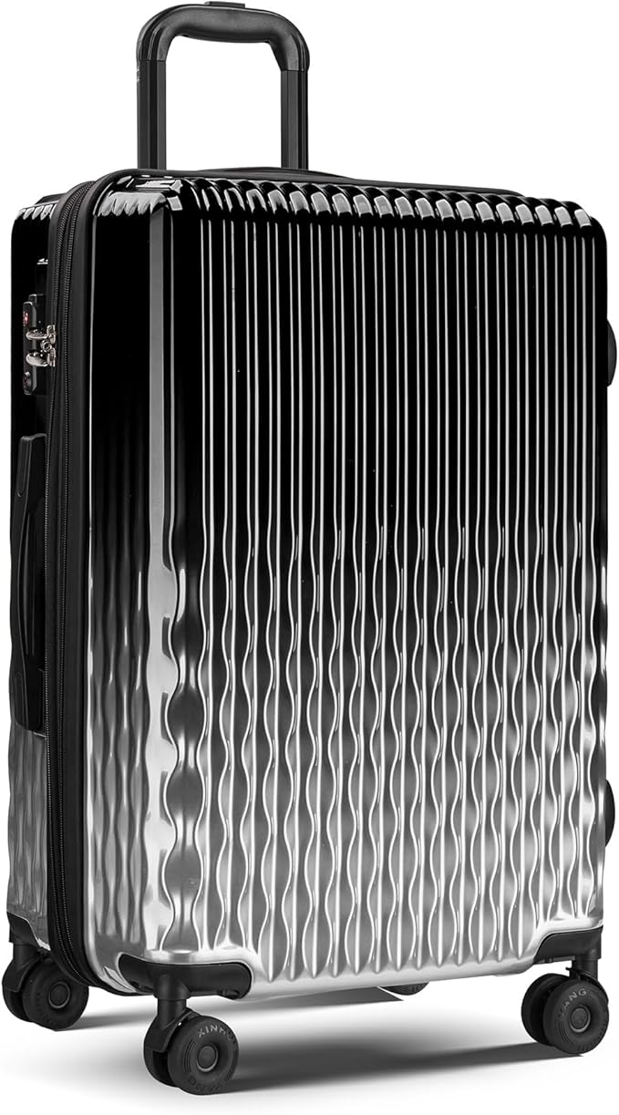 Cheched 22 inch Luggage with Spinner Wheels, Lightweight PC+ABS Hard Shell Suitcases, Expandbale Storage & TSA Aprovel Lock (22.2×15.2×10.4inch)