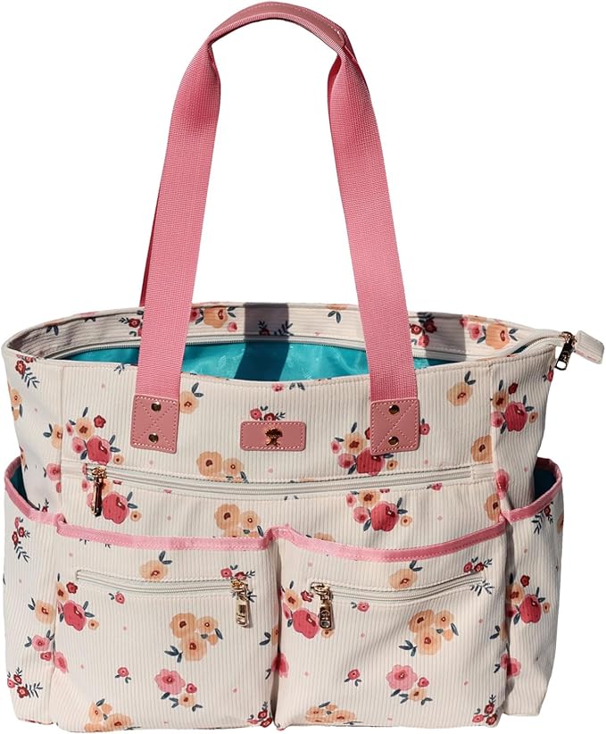Weekender Bag Carry On Bag Overnight Tote Travel Duffle with 13 Pockets for Travel,Work，Gym,Beach,Teacher,Nurse