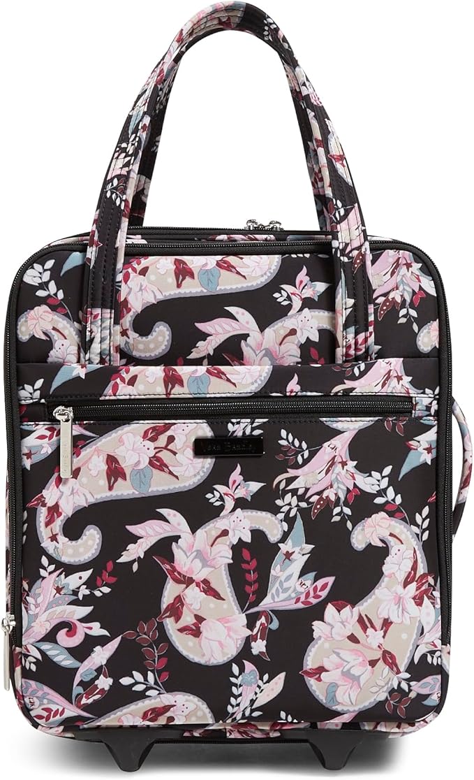 Softside Underseat Rolling Work Bag, Botanical Paisley