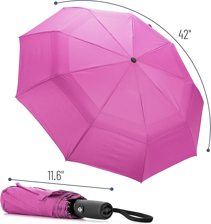 Mr. Pen- Windproof Travel Umbrella, Automatic Umbrellas for Rain, Compact