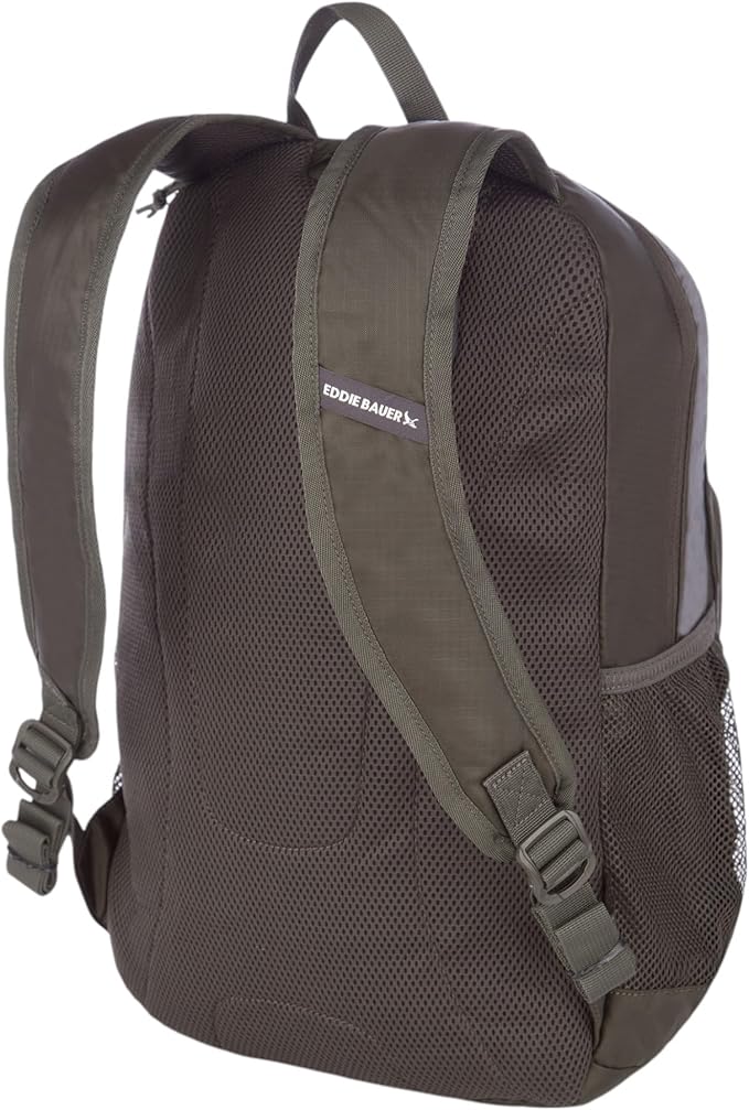 Eddie Bauer Stowaway Packable Backpack | Travel | Outdoor | Lightweight | Foldable | Durable | Ripstop Polyester | 30L - Dark Forest